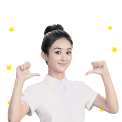 赵丽颖萌萌哒表情包大放送 原来表情才最考验演技