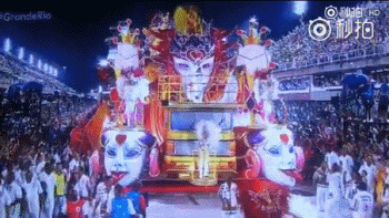 花少3路透照 当地电视台拍到参加巴西狂欢节