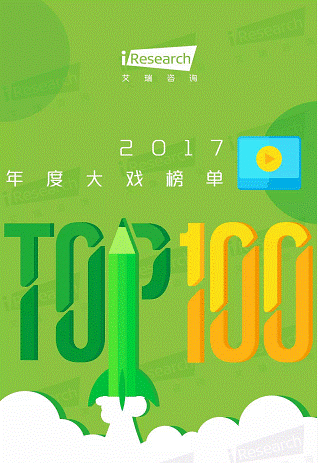 艾瑞2017年度大戏TOP100榜单：全网20部网剧上榜，爱奇艺独占11部