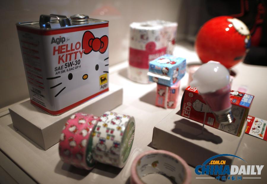 Hello Kitty洛杉矶卖萌 500余件展品亮相40周年展