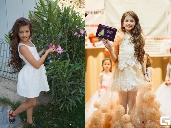 最美10岁女孩！乌克兰小美人儿夺“世界小小姐”后冠
