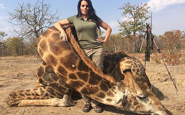 美国女猎人晒猎物并公开为狩猎行为辩护引众怒