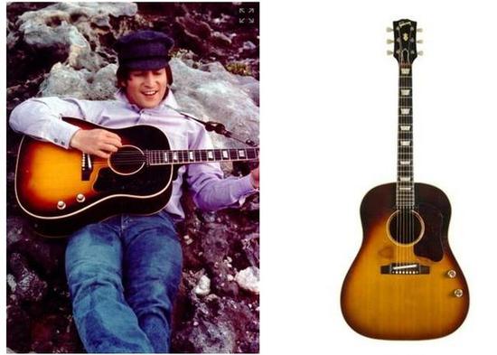 约翰-列侬吉他拍出241万美元 曾失踪50年