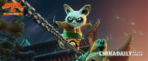 《功夫熊猫3》曝明星配音特辑 中文版引爆口碑