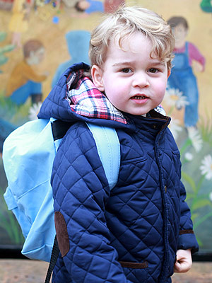 模范生：乔治小王子对幼儿园生活“适应得很好”