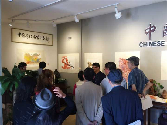王清州画作在旧金山湾区中国画廊展出