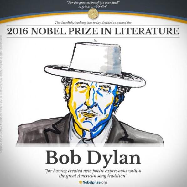鲍勃·迪伦缺席诺贝尔颁奖典礼 他的获奖感言和授奖词都说了什么？