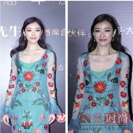 明星P图哪家强? 杨幂无PS显老赵丽颖没差(组图)