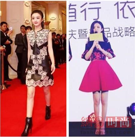 明星P图哪家强? 杨幂无PS显老赵丽颖没差(组图)