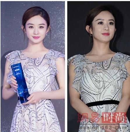 明星P图哪家强? 杨幂无PS显老赵丽颖没差(组图)