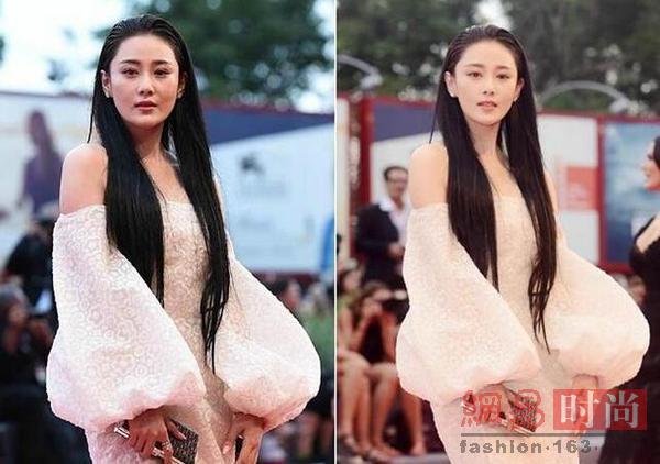 明星P图哪家强? 杨幂无PS显老赵丽颖没差(组图)