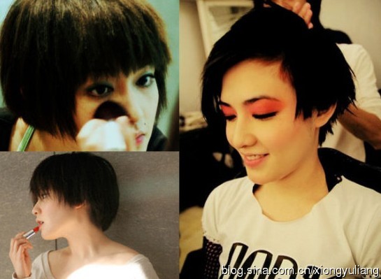周迅范晓萱秦岚刘亦菲妆前妆后对比 美女明星后台化妆照曝光