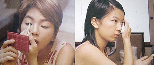 周迅范晓萱秦岚刘亦菲妆前妆后对比 美女明星后台化妆照曝光