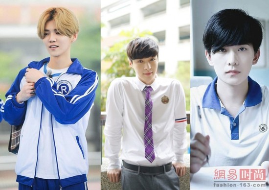 杨洋鹿晗易烊千玺 男神穿上校服谁是最帅校草？