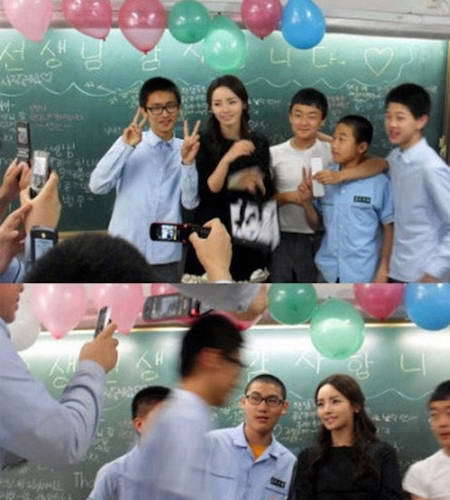韩国美女老师学生成疯狂粉丝 都不想下课！