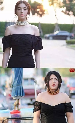 泰国胖妞Cosplay韩星 过于廉价而走红