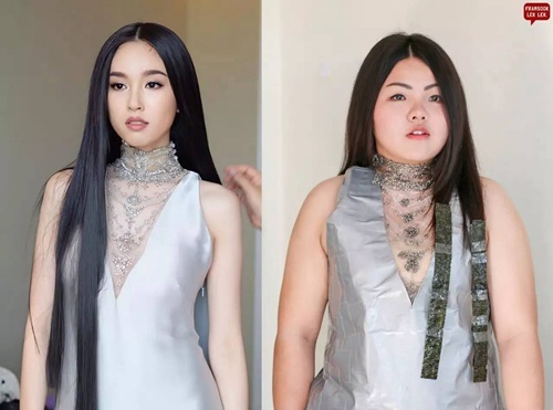 泰国胖妞Cosplay韩星 过于廉价而走红
