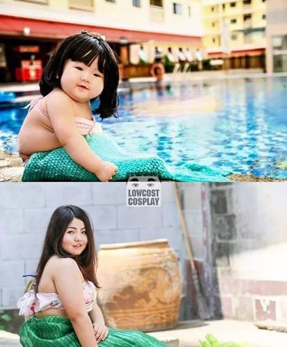 泰国胖妞Cosplay韩星 过于廉价而走红