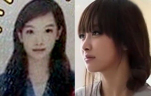 又一拨明星证件照曝光 高低眉高圆圆出水芙蓉