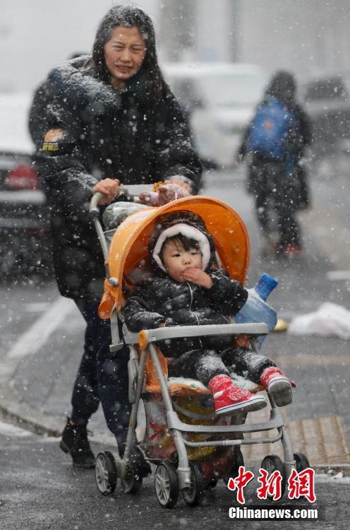 “春雪”袭京城 气温大幅下降