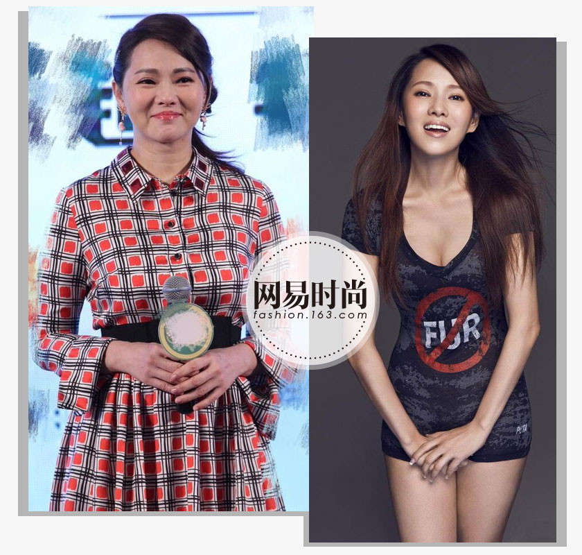 发胖姐妹花：伊能静李湘曹颖生完孩子再没瘦下来