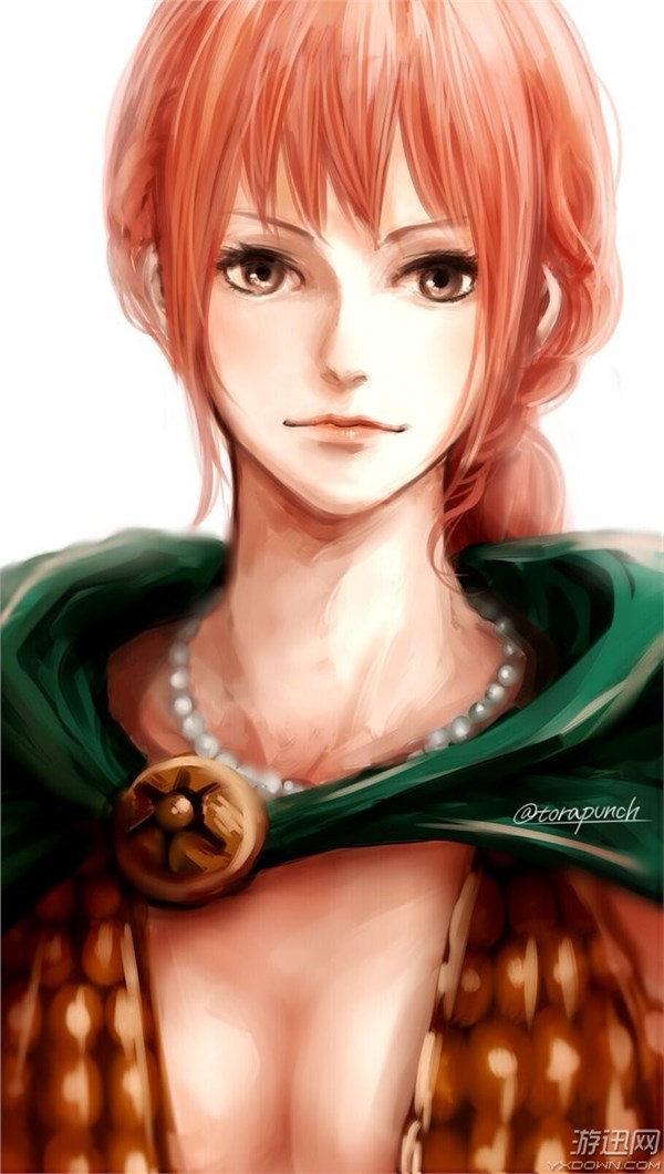 国外大触绘制水彩风《海贼王》画作 娜美汹涌大波太迷人
