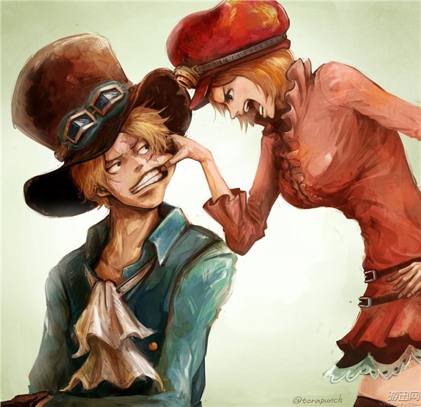 国外大触绘制水彩风《海贼王》画作 娜美汹涌大波太迷人