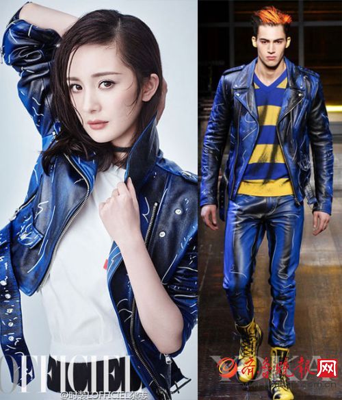 所有女星都在追“杨幂风” 她却偏爱跟男星撞衫