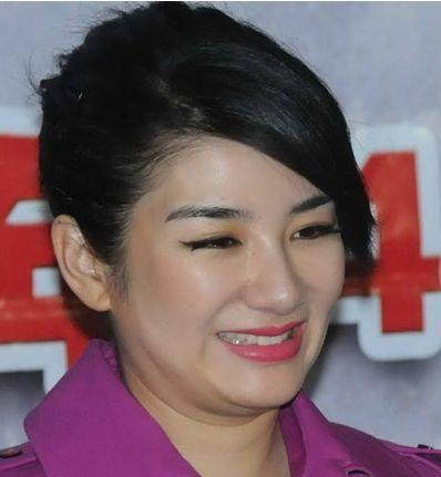 娱乐圈微胖的明星在镜头下竟是这样,阿妹好尴