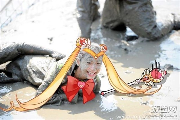 杨颖复出化身美少女战士 网友：你扎个双马尾就是水冰月？