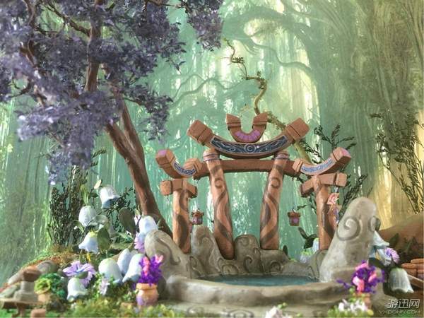 玩家手工打造《魔兽世界》梦境林地 月亮井细节超赞
