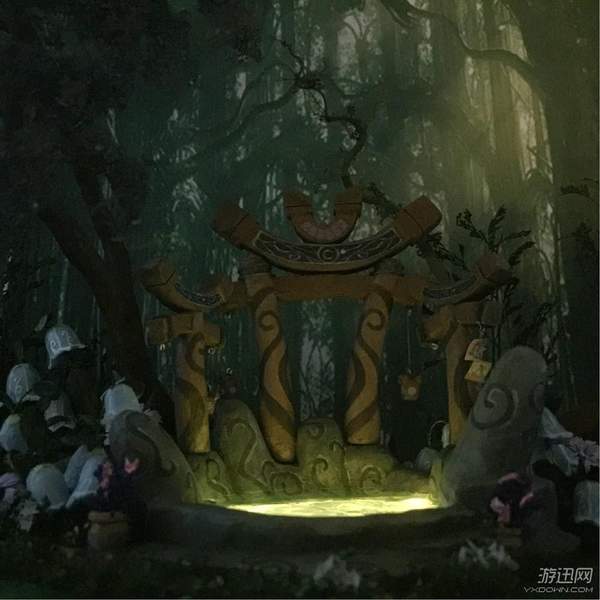 玩家手工打造《魔兽世界》梦境林地 月亮井细节超赞