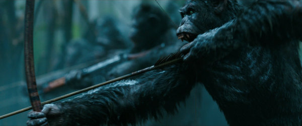 《猩球崛起3》上映拔头筹 北美首周末票房登顶