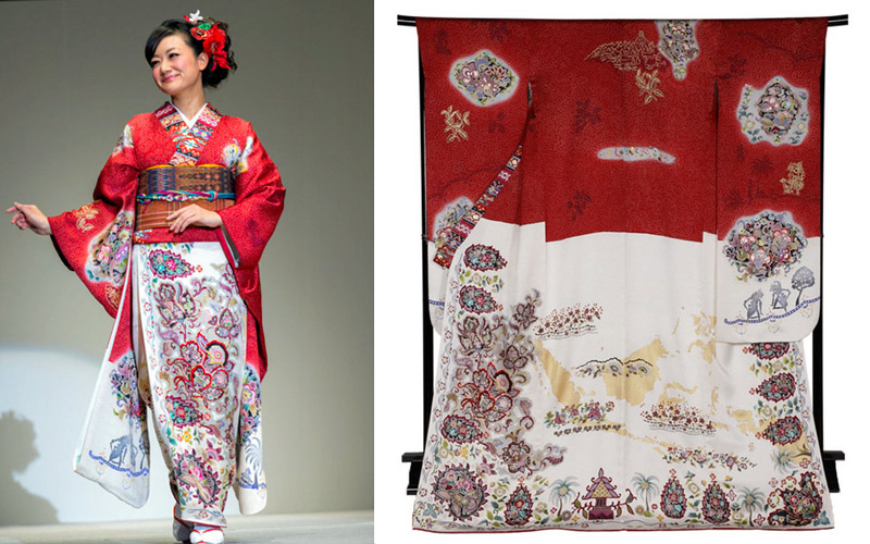 为迎接东京奥运会 日本定制了196套各国特色和服，中国款堪称惊艳！