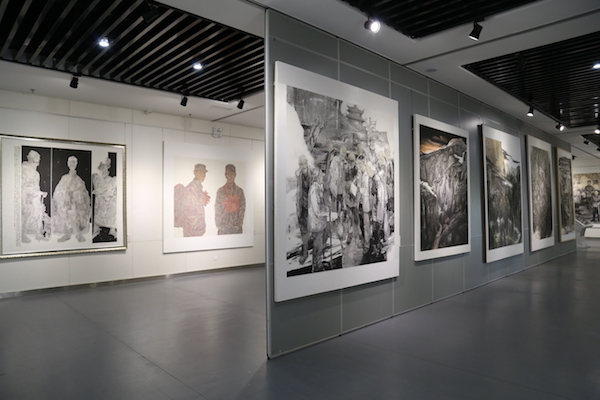 “纪念周恩来诞辰120周年”全国中国画作品展全国巡展在宿迁市美术馆开展