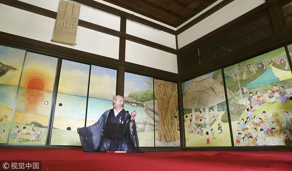 日本古寺400年来首次变身动漫主题馆 曾是“一休和尚”传法之地