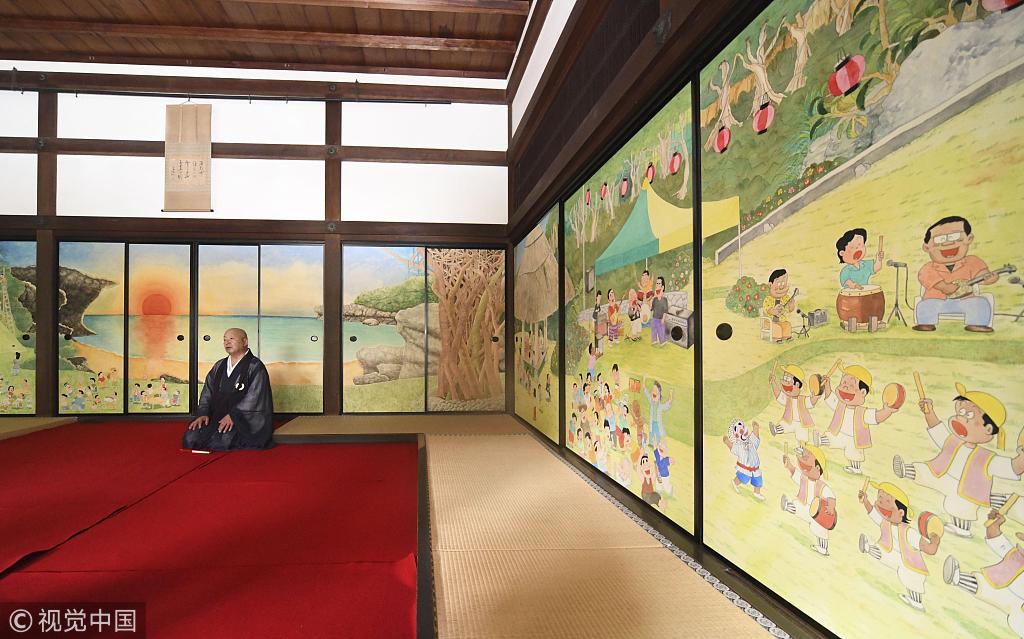 日本古寺400年来首次变身动漫主题馆 曾是“一休和尚”传法之地