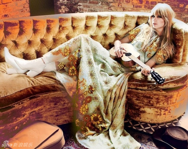 泰勒-斯威夫特登上《Vogue》杂志2012年2月号封面