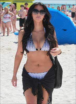 卡戴珊瘦身自曝半裸靓照 引百万追随者围观