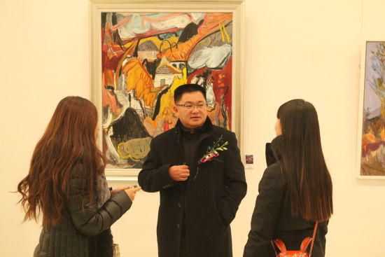 杨继锋油画展在北京视觉经典美术馆开幕