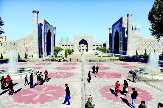 丝绸之路上的文化熔炉 乌兹别克斯坦撒马尔罕市
