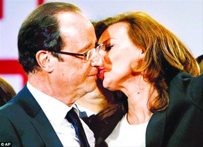 法总统承认偷情41岁女演员 人气不跌反升[2]