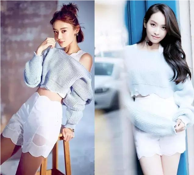 女星撞衫，迪丽热巴输给Angelababy，刘诗诗美过江疏影