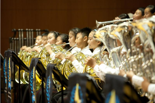 进步小学第三届学生艺术节金帆管乐团专场音乐会在京举行