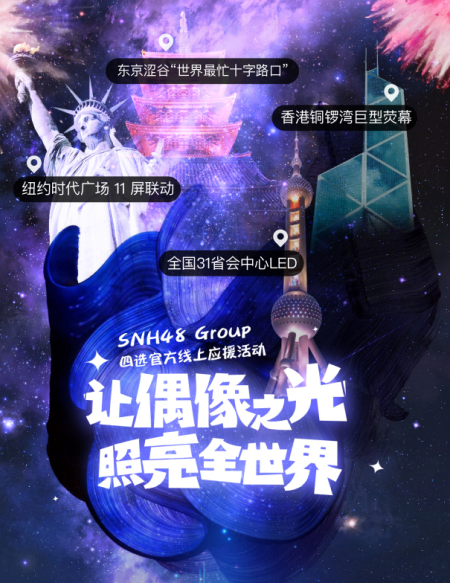 SNH48星耀全球线上总选震撼启动！