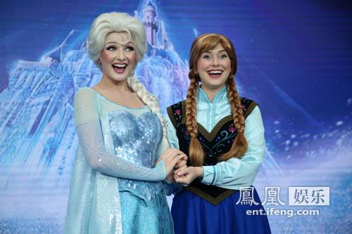 冰雪奇缘特展开幕 北京游客如置身迪士尼(图)