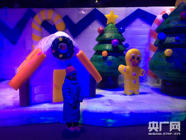 《冰雪奇缘》主题冰雕展在京开幕 带小朋友进入魔法世界