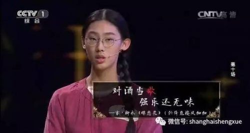 《中国诗词大会》第十场总决赛精彩回顾 16岁女生武亦姝击败张淼淼彭敏夺冠！