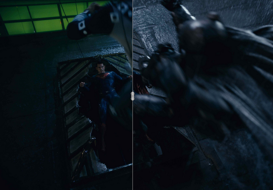视觉大片是这样拍的！特效前后的“蝙蝠侠大战超人”
