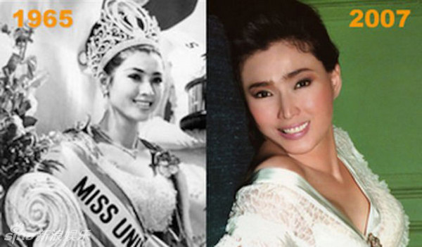 组图：67岁泰国选美皇后复出如18岁少女童颜